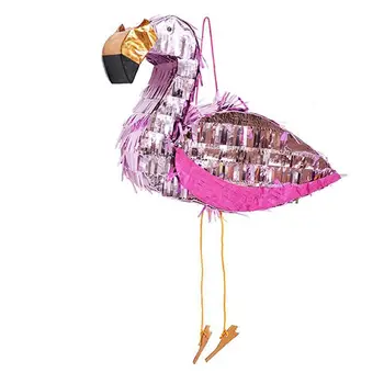 

Lovely Lightweight Pinata Flamingo Children Birthday Party Prop Knock Toy Hanging Party Decoration