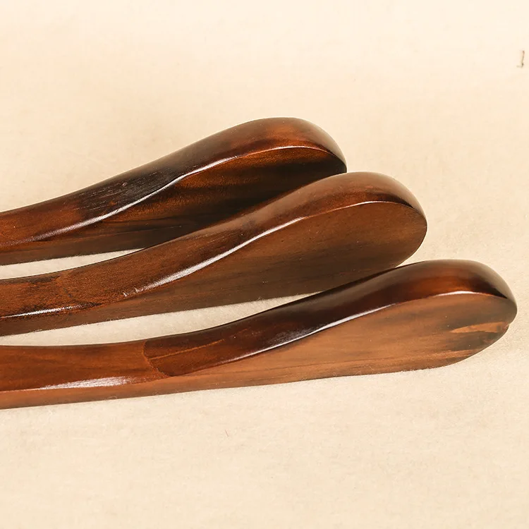 6Pcs Wide Shoulder Wood Hotel Retro Storage Luxury Business Suit Home Hanger Adult Tissue Store Cabinet