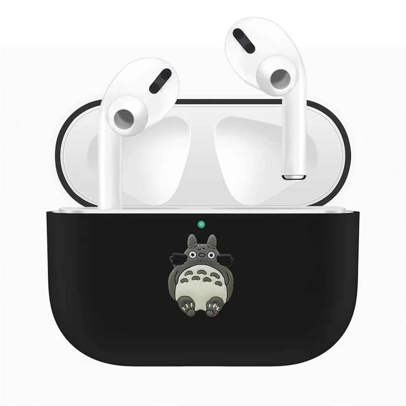 Для Apple AirPods Pro Чехол для замены ТПУ милый защитный чехол для AirPods 3 беспроводной Bluetooth наушники протектор рукав - Color: Black 16