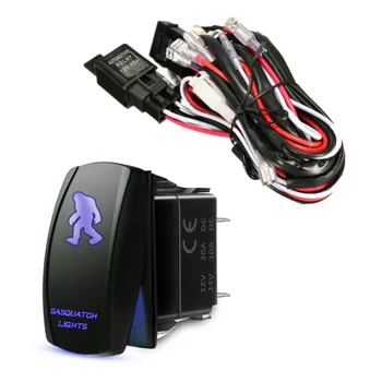 

12V Rocker Switch Corrosion Resistant Waterproof Work Light With Relay
