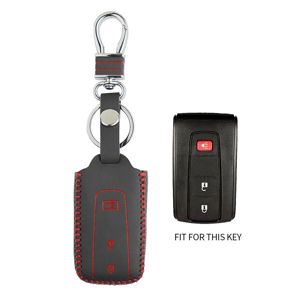 Thor-Ind Silicone Remote Smart Key Case Cover Key Skin Jacket Protector Key Holder Key Shell Bag for 2004-2009 Toyota Prius Crown& More 2/3 Buttons Red Thor-Ind Silicone Remote Smart Key Case Cover Key Skin Jacket Protector Key Holder Key Shell Bag for 2004-2009 Toyota Prius Crown& More 2/3 Buttons Red