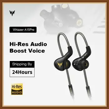 

Whizzer A15 Pro HIFI Earphone 1DD Hybrid IEM Hifi Music Technology In-ear Types with MMCX Cable Design Aluminium Alloy Shell
