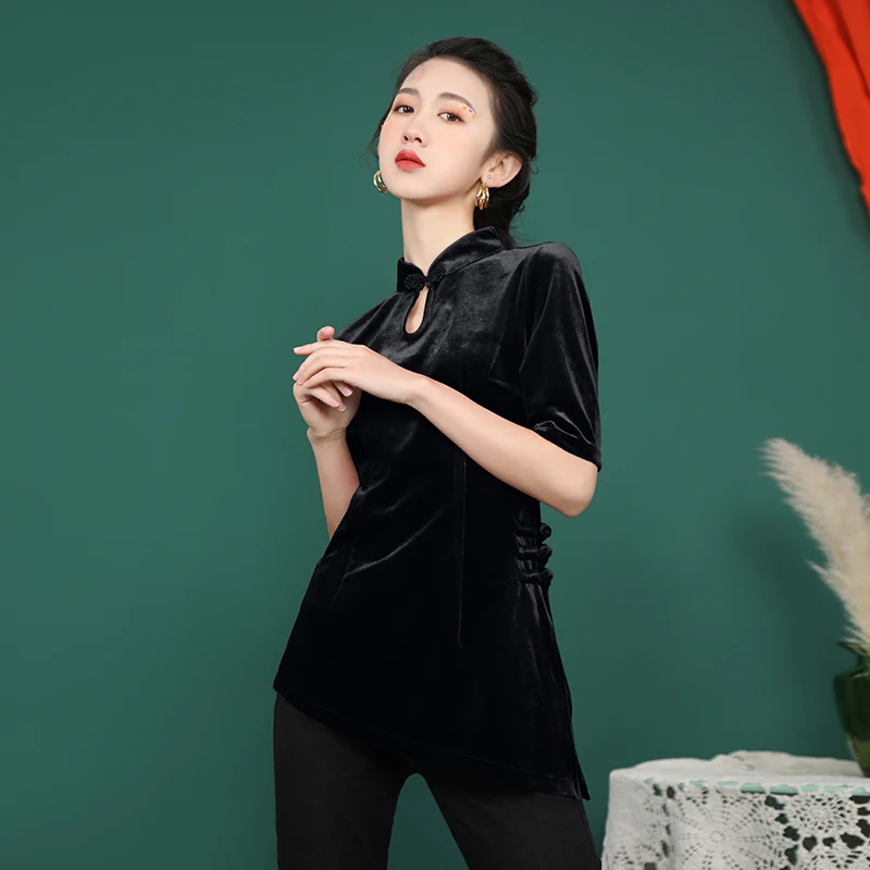SWEETXUE новые модные женские бархатные рубашки, однотонные велюровые топы, женские облегающие элегантные рубашки для отдыха для девушек