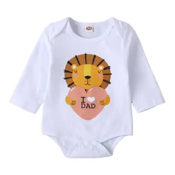 

0M-18M Babys Jumpsuits Cotton Newborn Toddler Baby Boys Girl Romper Cartoon Lion Jumpsuit Clothes Outfit New Hot