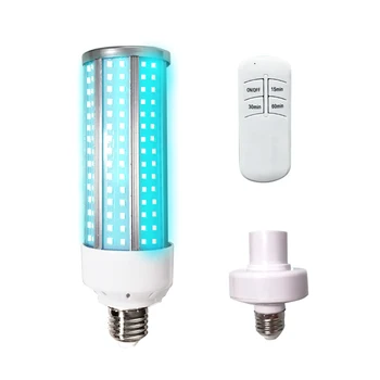 

60W E27 UV Disinfection Lamp Germicidal Sterilizer Led Practical Cleaning Air Corn Bulb Home Office Hospital Hotel Kill Mites