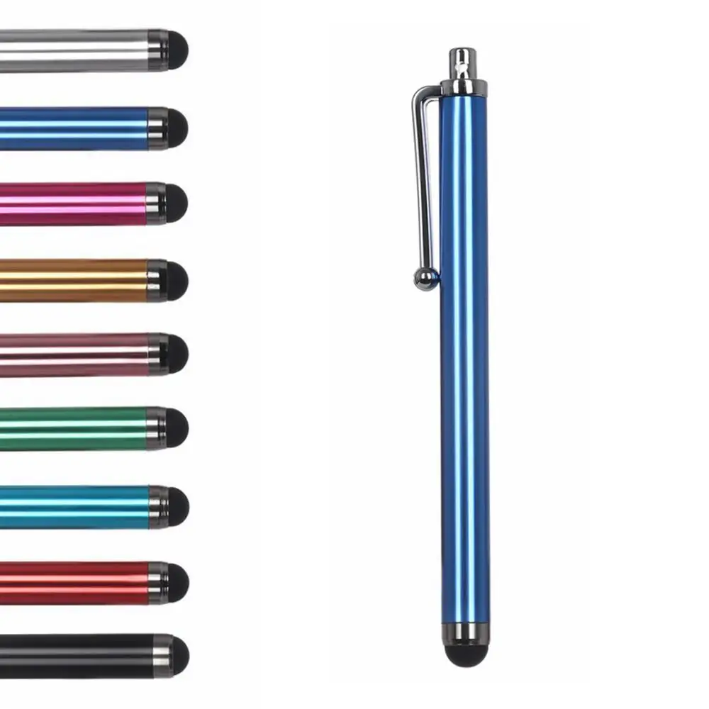 

1PC Colorful Metal Touch Pen Touch Screen Stylus for Tablet iPad Cell Phone Samsung Capacitive Pen PC Smart Phone Accessories