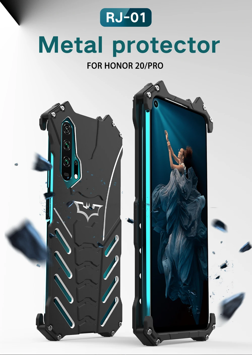R-JUST металлический алюминиевый чехол для телефона huawei P30 pro P20 lite чехол nova4e для honor 20 pro 20i чехол для скалолазания на открытом воздухе