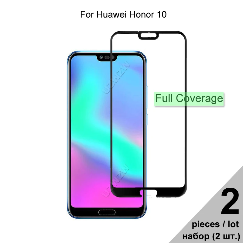Защитное стекло для Honor 10 с полным покрытием закаленное | Мобильные телефоны и