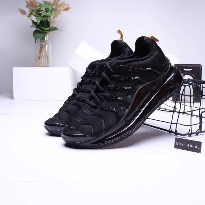 Chaussures; большие размеры Плюс Tn спортивные кроссовки для бега мужские Air Tn баскетбольные кроссовки Реквин ОГ ультра черный, белый цвет Дизайнерские кроссовки для использования на открытых кортах; обувь - Цвет: Picture 1