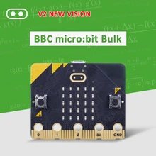 Novo micro bit v2 granel vem com 25 display led, alto-falantes embutidos, bluetooth e sensores para temperatura, movimento e luz