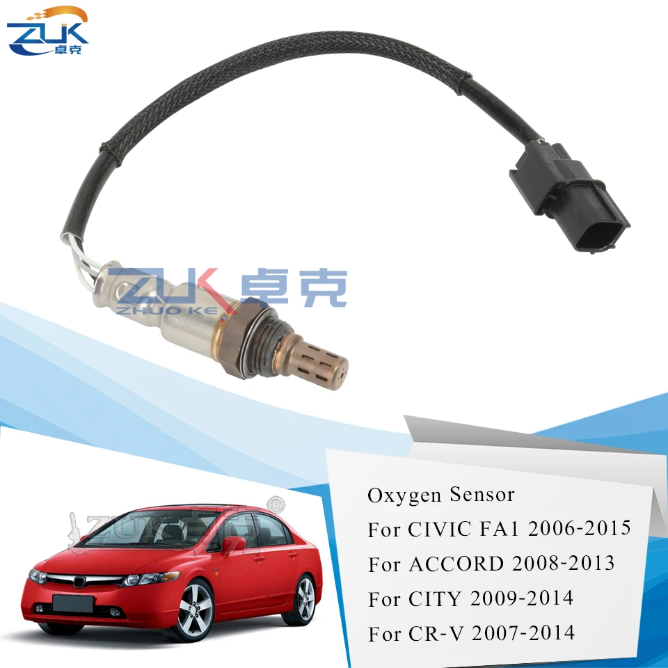ZUK задний датчик кислорода O2 Lambda сенсор для Honda CIVIC 2006- для CRV 07-14 для Accord 2008-2013 для города 2009