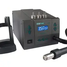 Быстрый 861X интеллектуальный цифровой дисплей 1300 Вт высокомощный тепловой пистолет паяльная горячий воздушный пистолет для снятия припоя станция паяльная станция