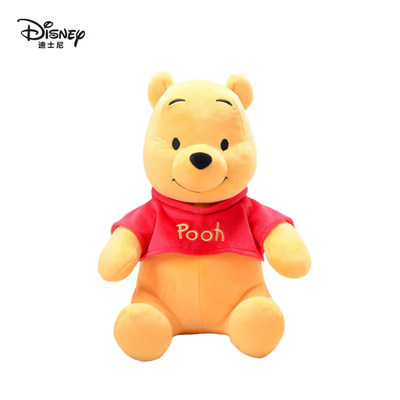 Genuine Disney 25/35cm Winnie the Pooh Cartoon Bear Original Plush Toy Cute Soft Stuffed Animal Plush Kawaii Birthday Gift