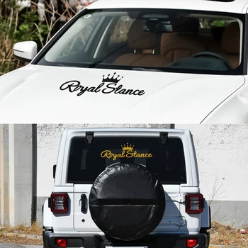 

Car Decals Film DIY Decal Styling Sports Car Decoration Car Tuning Accessories Windshield Window Royal Stance Auto Vinyl