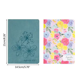 

Agendas 2021-2021 Planner Organizer A5 Notebook and Journals Monthly Weekly Book P0RB