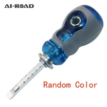 Отвертка на короткое расстояние CR-V Phillips и шлицевая отвертка Мини двухцелевые Масштабируемые отвертки с магнитной 1 шт