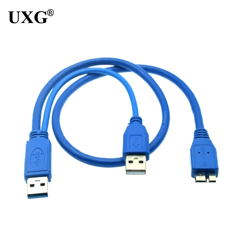 USB 3.0 Type A Male to Micro B Y Cable - 1M/0.5M Data Cord for External Mobile Hard Drive Description Image.This Product Can Be Found With The Tag Names Computer Cables Connecting, Computer Peripherals, PC Hardware Cables Adapters, Usb
