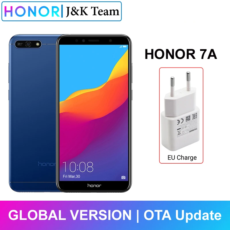 Honor 7A глобальная ПЗУ OTA обновление 4G LTE мобильный телефон лицо ID Разблокировка