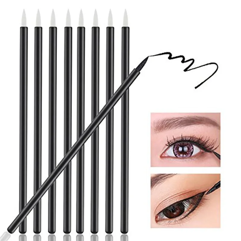 50 Pcs Disposable Eyeliner Brushes Eye Shadow Eyeliner Wand Cosmetic