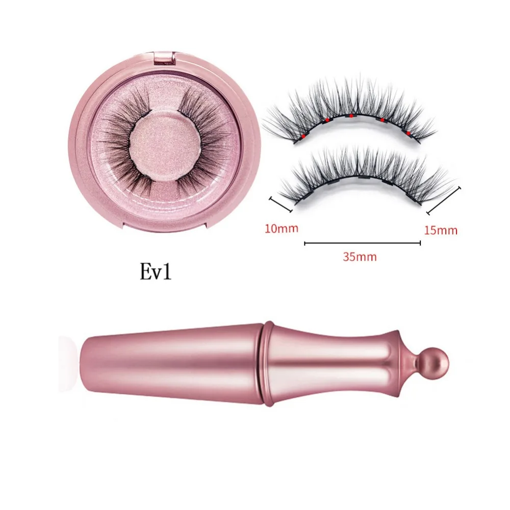 3D магнитный Набор для глаз, накладные ресницы, 3D Ручная работа, норковые многоразовые магнитные накладные ресницы, тройные натуральные мягкие магнитные накладные ресницы