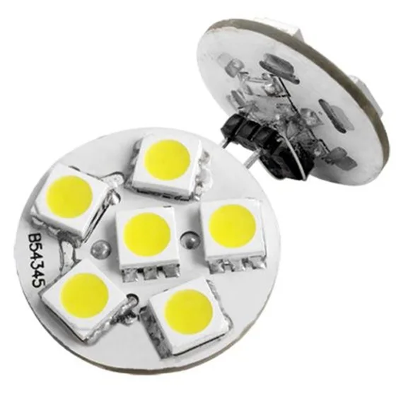 ABUI-6 SMD светодиодный светильник G4 12V DC Точечный светильник теплый белый