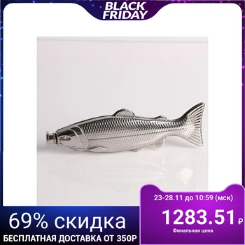 

Flask "Crucian", 150 ml, chrome-plated, 6x22 cm