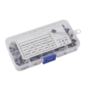

200PCS TO-92 In-lineTransistor Box NPN TO-92 PNP BC337 BC547 Transistors Box Pack Transistor kit TO-92