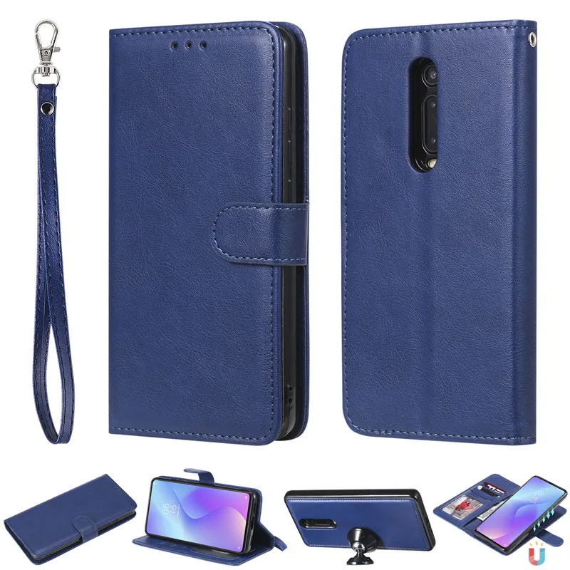 Чехол s для xiaomi redmi K20 pro, чехол, Роскошный кошелек, Кожаный флип-чехол, 2 в 1, чехол для телефона, с отделениями для карт, для xiaomi 9T K20