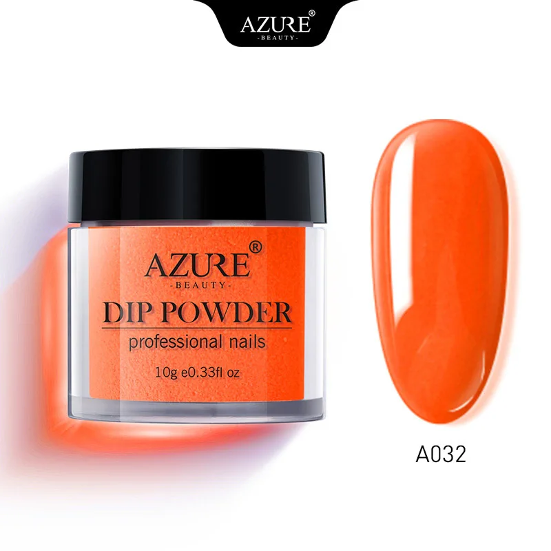 Azuer beauty Алмазный Блеск погружающийся порошок новейший Цвет Блестящий лак для ногтей градиентный цвет натуральный сухой порошок системы погружения - Цвет: A032