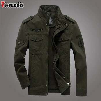 

Mens Bomber Jackets Plus Size M-6XL Winter Autumn Brand 2019 Male Cotton Jackets Slothing Soldier MA-1 Style Jacket Army Jackets