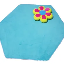 Детский внутренний тент, поддерживающий коралловый бархатный коврик, гексагональный Игровой Домик принцессы, внутренний тент, коврик для лазания