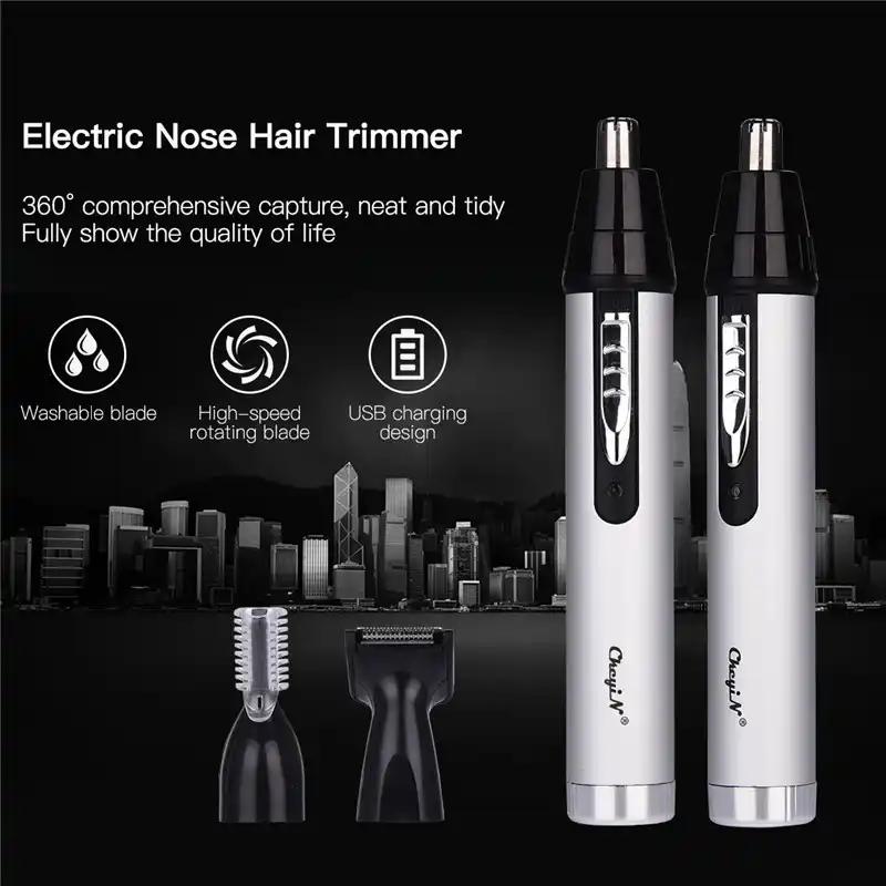 rechargeable ear and nose trimmer