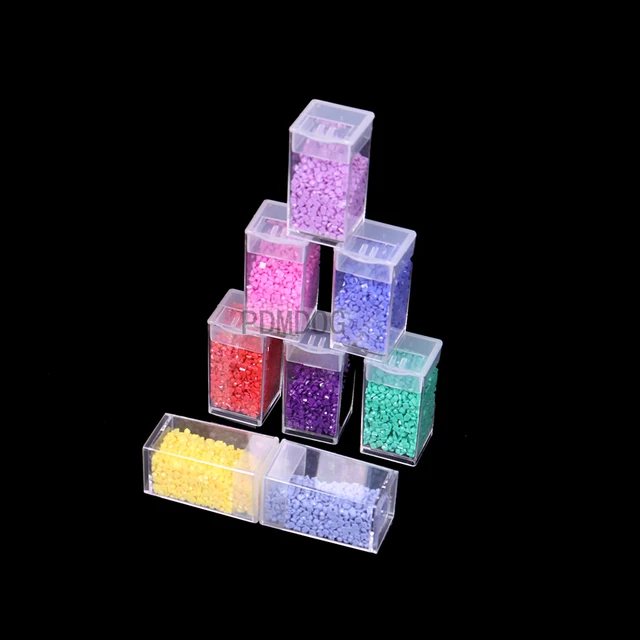 Square Bottle Containers Diamond Painting Storage - 54/108 Box