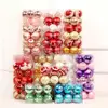 24pcs Christmas Ball Ornaments Xmas Tree Hanging Balls Decorations for Holiday Wedding Christmas Decor White ► Photo 3/6