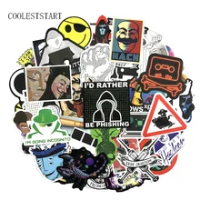 50 шт./компл. хакеры граффити наклейки Geek Java Программирование наклейки для багажа ноутбук мотоцикл скейтборд наклейка с велосипедом на стену игрушка