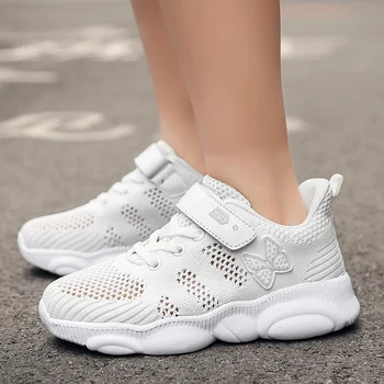 

Fashion Sneakers Kids Sports Shoes Casual Air Mesh Breathable Rubber Patchwork Casual Sneakers Kids Children Shoes for Boys Girl