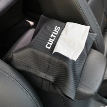 Карбоновая зернистая кожаная тканевая сумка для спинки сиденья автомобиля подлокотник коробка тканевая сумка Аксессуары для салона автомобиля для Suzuki Cultus