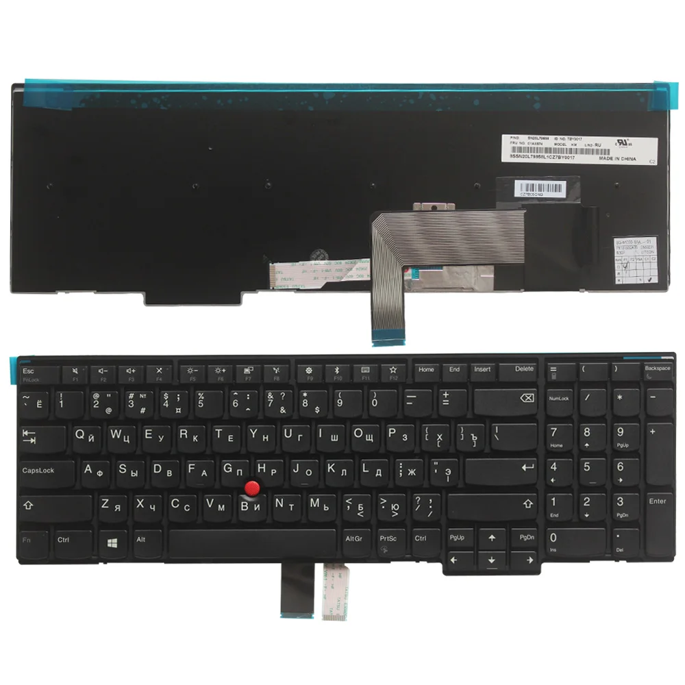 NEW Russian laptop keyboard for Lenovo IBM ThinkPad E540 E545 E531 T540
