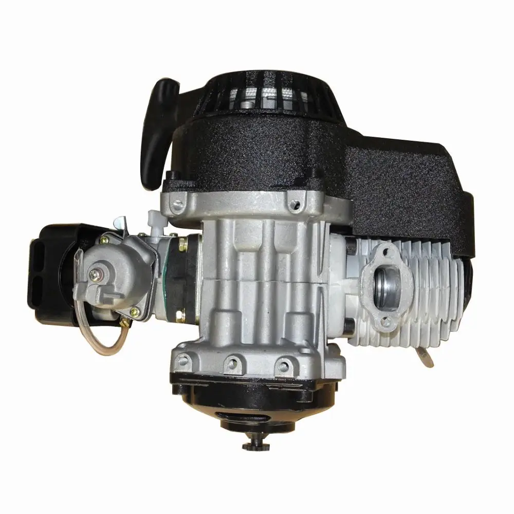 1E44-6 49cc 2 Stroke engine with gearbox for mini dirt bike Pocket bike atv Easy pull starter