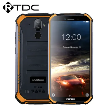 

IP68 DOOGEE S40 Lite Quad Core 2GB 16GB Android 9.0 Rugged Phone Mobile Phone 5.5 inch Display 4650mAh 8.0MP NFC Fingerprint