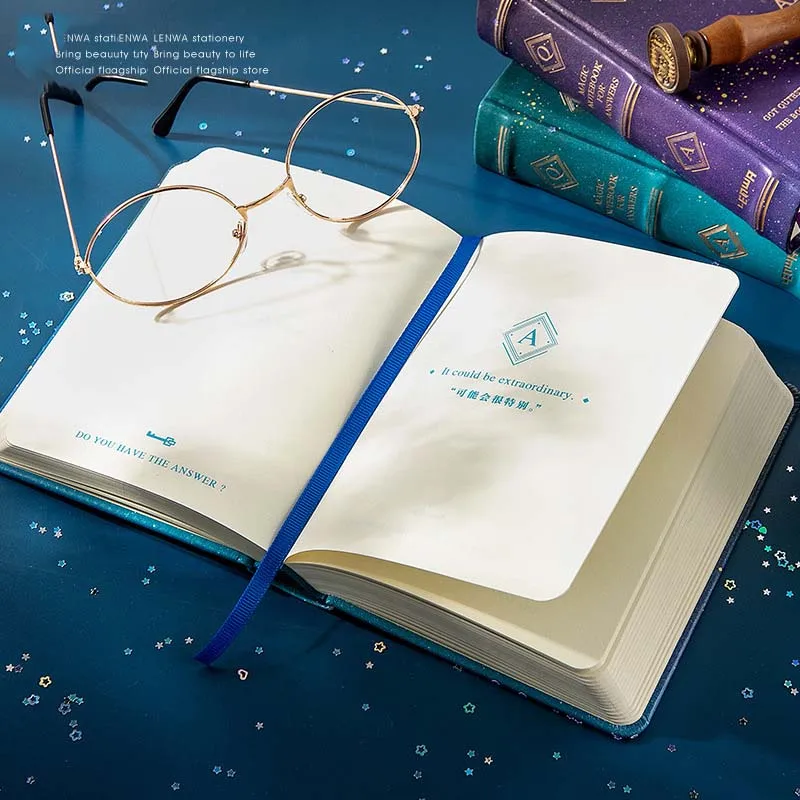 

Vintage Answers Book Notebook Stationery European Style Thicker Answers Secretary Notebook Journal Unraveling Doubts Ideals