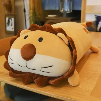 

45cm Children Plush Toy Cartoon Lion Doll Soft Stuffed Animal Cushion Sofa Pillow Kids Birthday Gift