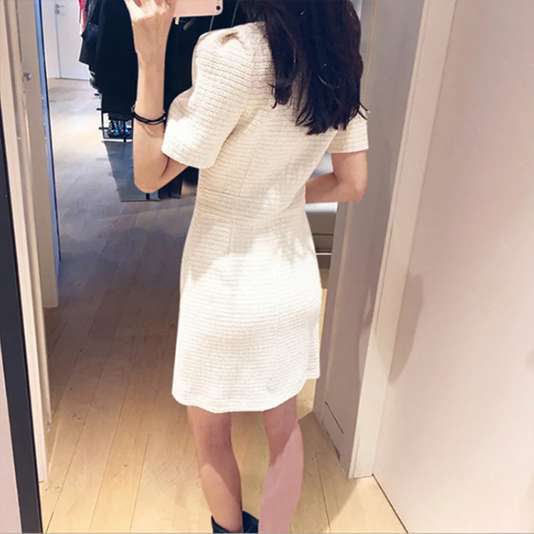 Single M Home Slim Fit Slimming Dress France M Home Celebrity Style Graceful Short Skirt Ladies' E19rx1116