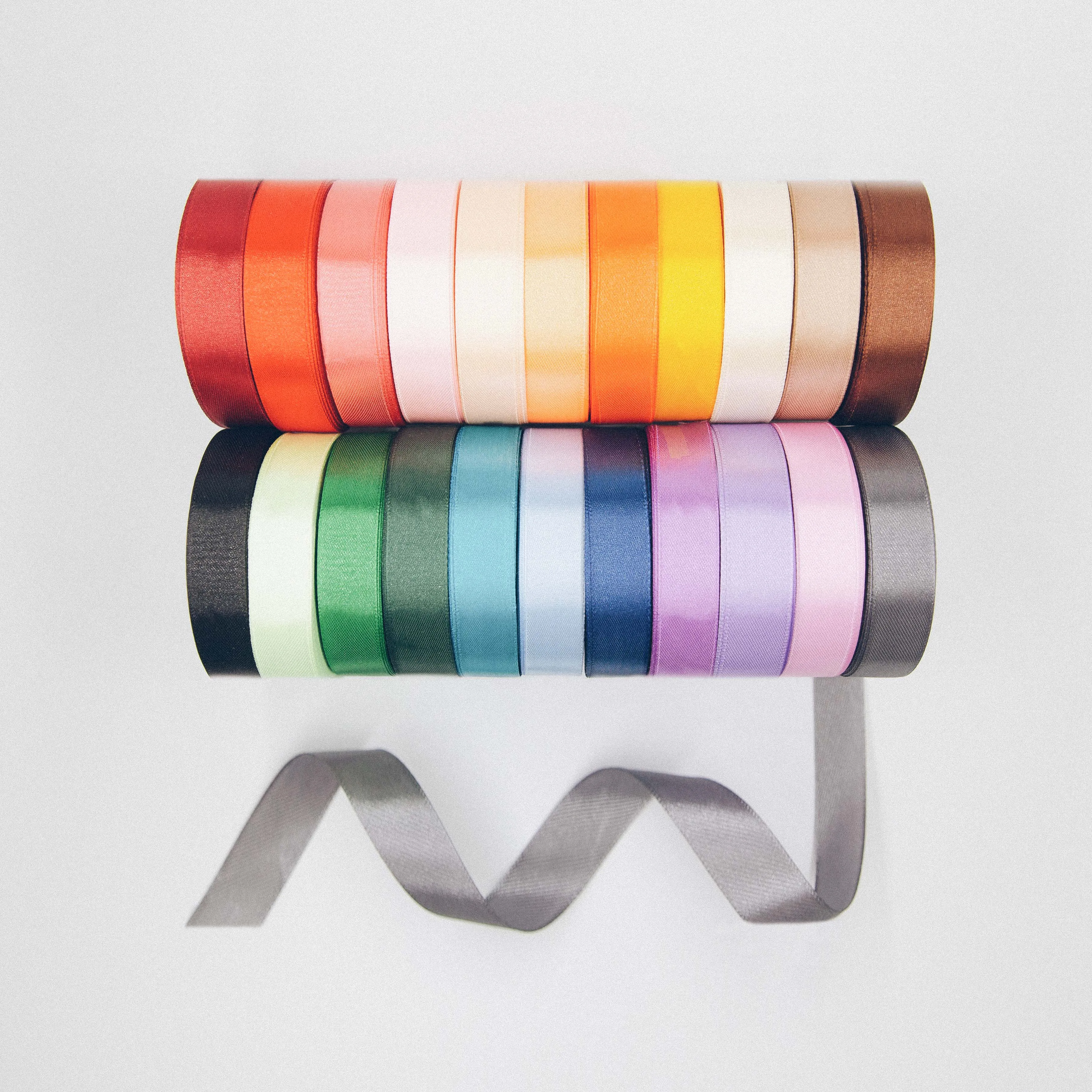 Satin Ribbons Ribbon Decoration Ribbon Supplies Wrapping Ribbon Grosgrain Ribbon Sewing Ribbon 25 Yards/roll satin ribbon for crafts diy Party Gift Wrapping color decorative