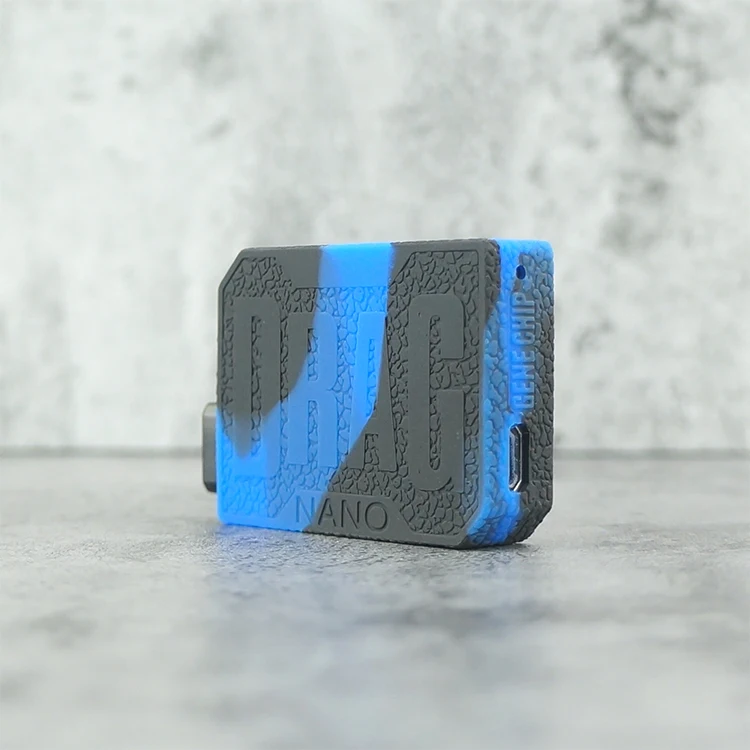 10 шт. защитный силиконовый чехол для VOOPOO Drag NANO Mod Vape kit текстура кожи резиновый рукав чехол подходит drag nano