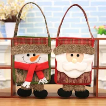 Uniesx Рождественская сумка для конфет, сумка для покупок, красная мультяшная сумка для Конфета в виде снеговика, Детская Подарочная сумка, Сумка bolso bandolera mujer 30H