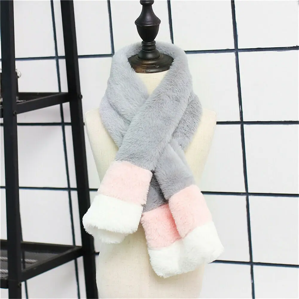 Брендовые Детские милые бархатные Цветные Шарфы с помпонами и бантом теплые