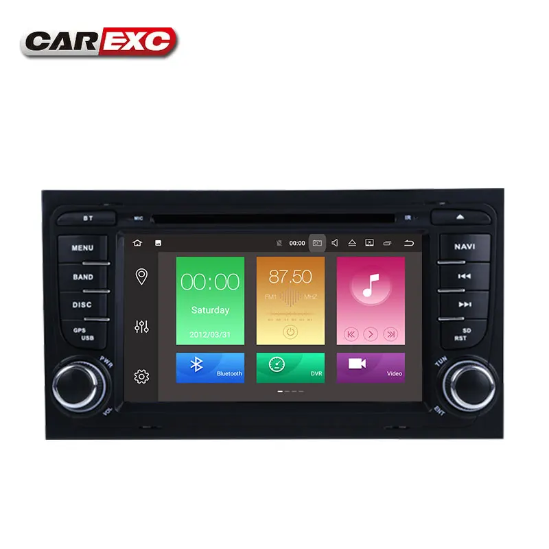 Discount 7 Inch Android 9.0 Octa core Car DVD Stereo Player For Audi A4 S4 2002-2008 Canbus WIFI Radio GPS Bluetooth Multimedia Carplay 1