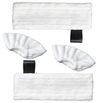 

2*Cleaning Pads 2*Cloth Covers Cleaning Pads+Cloth Covers For KARCHER EASYFIX SC1 SC2 SC3 SC4 SC5 Steam Cleaner For Home Diy