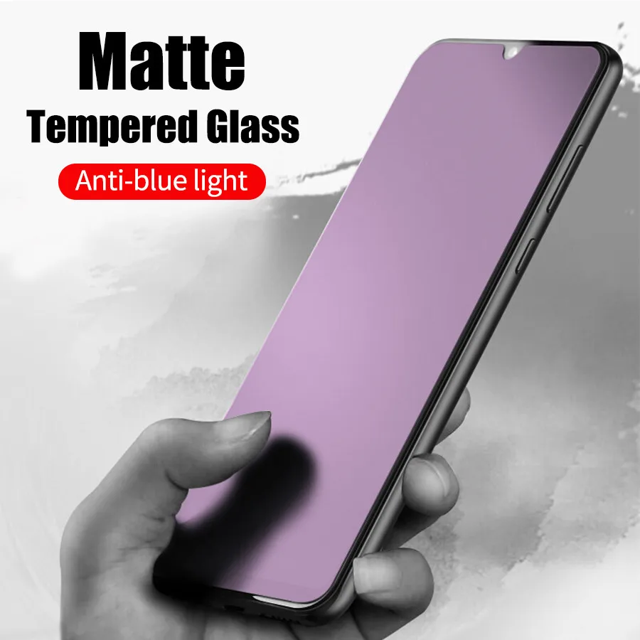 

Full Glue Cover Matte Frosted Tempered Glass for Xiaomi Mi 9 SE 8 Lite A2 Redmi Note 6 7 Pro Pocophone F1 S2 6A Screen Protector